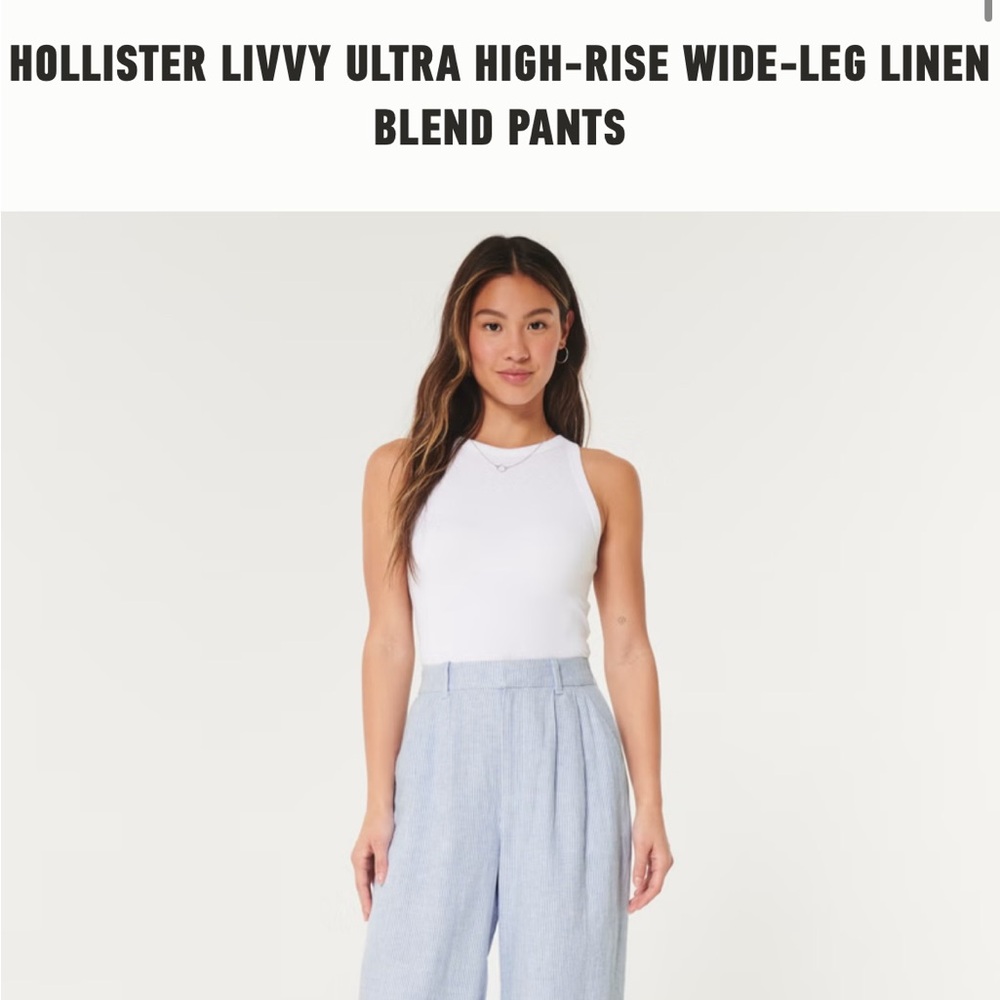 ISO HOLLISTER LINEN PANTS